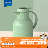 乐唯诗（LOVWISH）保温壶温显家用保温壶大容量玻璃智能温度显示开热水暖水瓶小暖壶 钻纹保温壶【温显款】抹茶绿1L