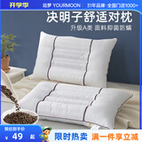 远梦家纺枕头抗菌防螨决明子枕芯家用护颈椎硬枕天然草本定型枕一对 一对 经典决明子枕(A类)45*70cm
