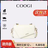 COOGI包包女包2026年新款轻奢品牌女士单肩斜挎包情人节礼物送女友老婆 米白色 京仓直发