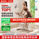 麦瑞克（MERACH）动感单车自发电家用健身房运动器材室内静音自行车 黑曜骑士Turbo 进阶旗舰版-超感强磁控-AIMia私教-丹霞金