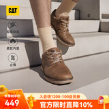 卡特（CAT）休闲皮鞋工装鞋男鞋复古轻户外软牛皮防滑通勤鞋P725212N3AMC29 浅褐 41