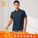 361°polo衫男2026年夏季新款休闲透气短袖情侣运动翻领t恤女父亲节 【推荐】【男款】深墨蓝 2XL