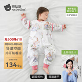 贝肽斯婴儿睡袋防惊跳夏季空调房薄款小孩子儿童睡袋0-3岁保护肚子着凉 夏季（前4后2 26℃以上）乔兔 L码【建议身高90-105cm】