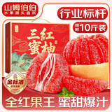 山姆伯伯 红心柚子【多地次日达】蜜柚新鲜水果柚子中秋礼品礼盒水果礼盒 【爆甜】三红蜜柚丨5斤装 约2-3个 净4.5 【自吃推荐-好吃便宜】产地直发-颗颗精选