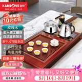 金灶（KAMJOVE） 整套茶具功夫茶盘玫瑰实木自动上水茶台泡茶机茶海家用茶具套装 搭配K9炉、茶具、茶渣桶 1个