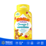 小熊糖（L'il critters）丽贵复合维生素 儿童补钙多营养 中秋好礼 【沃尔玛】 Omega-3DHA小熊糖 120粒*1瓶