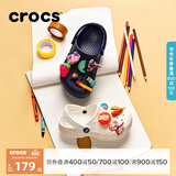 CROCS卡骆驰贝雅儿童洞洞鞋户外包头童鞋沙滩鞋凉鞋拖鞋/207013/207012 深蓝色-410 26 (155mm)