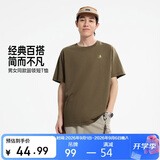 361°t恤男女同款春夏季新款纯棉运动户外宽松圆领短袖上衣632623102-9