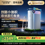 史密斯（A.O.SMITH）佳尼特净水器 蓝鲸1200G 家用净水器厨房专用台下用净水机直饮一体机 小体积CR2500BM1