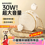 金运（KINYO）【名师推荐丨30W超大音量】小蜜蜂扩音器教师专用教学讲课防啸叫无线领夹麦导游大喇叭开学礼物M20