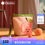 LeSportsac乐播诗新款包包女包化妆包可爱零钱包手拿包女七夕礼物 甜桃子