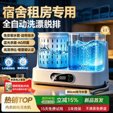 奥特优（AOTEYOU）【无需动手 | 全自动换水】内衣内裤洗袜子专用洗衣机迷你小型神器洗脱一体便携懒人宿舍洗衣杯 8000mAh】洗漂脱排全自动|蓝光除菌|AG抑菌 【三甲医生推荐】母婴级洗护|除菌