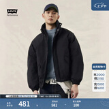 Levi's李维斯情侣同款简约休闲轻薄防寒舒适保暖羽绒服休闲外套 黑色 2XL 女生建议拍小一码