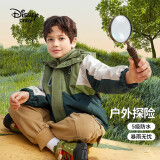 迪士尼（DISNEY）童装儿童男童三合一外套保暖防风防小雨上衣25春秋DB311IE19绿130