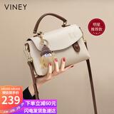 viney【赵晴同款】包包女包牛皮剑桥包轻奢斜挎生日礼物品牌送女友老婆