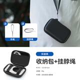 XFJICCD相机包迷你相机收纳盒小型便携防摔数码保护卡片机硬壳包适用佳能富士索尼三星尼康ccd相机袋 【CCD相机包+挂绳-赠送手绳】尼龙黑色款