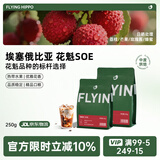 FLYING HIPPO埃塞咖啡豆原生种花魁王SOE油脂王意式手冲均可日晒中度烘焙250g