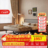 天坛铁艺床经典复古单双人钢木铁床简约环保小户型铁艺婚床 1.8m复古铁艺床