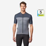 迪卡侬（DECATHLON）公路自行车RCR骑行服男打底衫背带短裤装备 RC500骑行短袖 复古灰色 XL