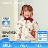 巴拉巴拉儿童羽绒服女童男童2025年冬季宝宝轻薄保暖外套上衣萌趣男宝女宝