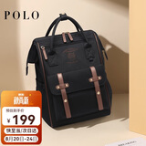 POLO双肩包女士大容量书包iPad电脑包包大学生旅行背包七夕情人节礼物