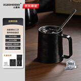 XIAOHEIBEI小黑杯纯钛户外水杯双层保温杯咖啡杯高颜值新年情人节礼物马克杯
