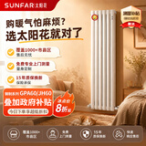 太阳花（SUNFAR）家用钢制暖气片家装水暖散热器集中供暖壁挂式全屋采暖自采暖定制 钢制60宽-高1500mm*1柱 单柱价格 3柱起订（标配6分口，支持定制）