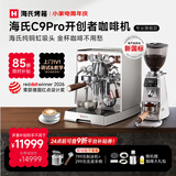 海氏（Hauswirt） C9开创者意式半自动咖啡机家商用小型私房E61虹吸冲煮头保价【七夕礼物】 C9Pro-双锅炉旋转泵【家商两用】