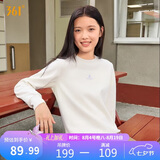361°卫衣女秋冬季加绒外套运动休闲圆领长袖套头衫上衣662344801D-1