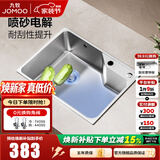 九牧（JOMOO）水槽304不锈钢厨房大单槽多功能水池洗菜盆洗碗盆 06675【58*43】不含龙头