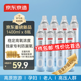 京东京造氧气瓶便携式氧气呼吸器孕妇老人吸氧机氧气罐1400ml*8瓶