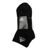 阿迪达斯adidas【滔搏运动】男袜女袜子三双装袜透气休闲短袜 DZ9436 M