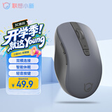 联想（Lenovo）小新无线蓝牙双模鼠标M1 蓝牙5.0/3.0 便携办公 人体工程学 轻音 XM200双模 灰色