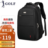 高尔夫（GOLF）商务休闲双肩包男士15.6英寸笔记本电脑包大容量背包男女学生书包