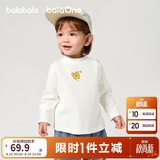 巴拉巴拉balaOne宝宝打底衫男童女童装2025冬季半高领t恤婴儿209425100201