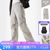 骆驼（CAMEL）【王俊凯同款】户外滑雪裤女三防水直筒裤加绒长裤冲锋裤 6806