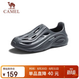 骆驼（CAMEL）男士快穿镂空运动凉鞋时尚沙滩洞洞拖鞋 G13M834091 墨绿 42 