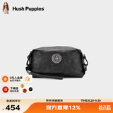 暇步士（Hush Puppies）男士手包轻奢高档品牌真皮商务手抓包新款牛皮革双色手拿包礼物 银灰色HA-1811711W-5813