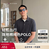 Tommy Hilfiger【纯色修身】26春夏男女短袖T恤/【镶边合身】珠地网眼POLO 【纯色修身】石墨深灰P7I L