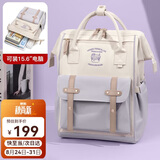 POLO双肩包女士大容量书包iPad电脑包包大学生旅行通勤背包送生日礼物
