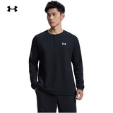 安德玛（Under Armour）UA秋冬男子亨利领华夫格运动休闲长袖T恤6010174