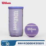 Wilson威尔胜2025全新配色罐装网球2颗装 落日紫色【球上数字随机】