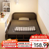 星奇堡 折叠床单人家用简易床加床加固午休小床成人办公室硬板铁床 80cm宽【升级软靠+加厚框架】