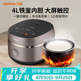 九阳电饭煲家用铁釜内胆多功能菜单智能预约大功率电饭锅2-6人 【铁釜内胆 低糖饭】 4L