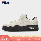 斐乐（FILA）斑斓鞋丨厚底女子板鞋秋季增高透气百搭舒适休闲运动鞋休闲鞋 奶白/杏仁奶白-GA 38.5