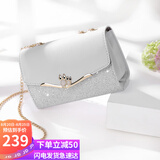 爱情海牛皮包包女包轻奢品牌链条单肩斜挎包女生日礼物高级感送女友老婆