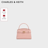 CHARLES&KEITH鳄鱼纹手提包斜挎婚包包女包生日礼物送女友CK2-50270880-1