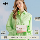VANESSA HOGAN VH女包山茶花信封包轻奢老花链条小包单肩斜挎包生日礼物送女友