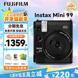富士（FUJIFILM）拍立得instax mini99 mini90一次成像相机 即拍即得相纸 生日礼物 送女生奖品 【刮刮乐抽相纸】 mini99 黑色【出片王者】 漂浮礼盒（收纳包+相册+相框）