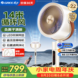 格力（GREE）电风扇家用空气循环扇智能语音遥控落地扇负离子直流变频电扇节能静音摇头换气扇 FXDZ-2305Bvg5